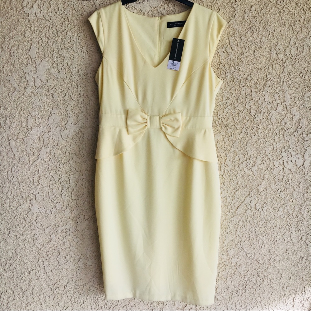 Peplum Pencil Dress
